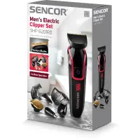 Rechargeable Hair Clipper & Trimmer with 4 Heads Sencor SHP 6201RD Red