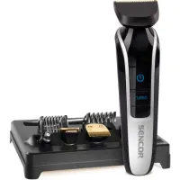 Rechargeable Hair Clipper & Trimmer with 5 Heads Sencor SHP 7201SL Silver