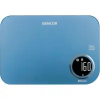 Kitchen Scale 5Kg Sencor SKS 7072BL LCD Screen and Bluetooth Connectivity to Mobile App Blue