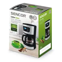 Filter coffee maker with LCD screen 750ml 700W Sencor SCE 3700BK Silver