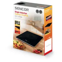 Portable Induction Cooker Single 2000W Ulrtaflat Sencor SCP 3701BK Black