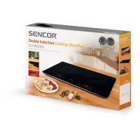 Portable Induction Hob Double 2400W Ulrtaflat Sencor SCP 4501BK Black