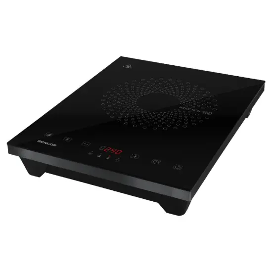 Portable Induction Hob Single TouchControl 2000W 26cm Sencor SCP 3601GY Black