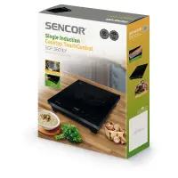 Portable Induction Hob Single TouchControl 2000W 26cm Sencor SCP 3601GY Black