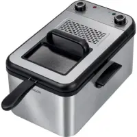 Oil Fryer with Temperature Control and Timer 3.2lt 2200W Sencor SFR 7200SS Silver