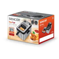 Oil Fryer with Temperature Control and Timer 3.2lt 2200W Sencor SFR 7200SS Silver