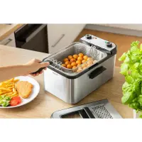 Oil Fryer with Temperature Control and Timer 3.2lt 2200W Sencor SFR 7200SS Silver