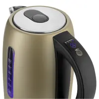 Electric Kettle 1.7lt with Temperature Selection 2150W Stainless Steel Sencor SWK 7707CH Champagne