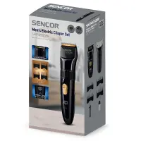 Sencor SHP 8900BK Rechargeable Hair Clipper with 4 Direct Drive Attachments Black