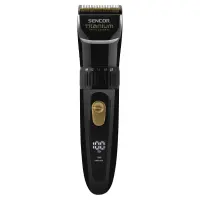 Sencor SHP 8900BK Rechargeable Hair Clipper with 4 Direct Drive Attachments Black