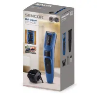 Silent Rechargeable Hair Clipper 500mAh Sencor SHP 3500BL Blue