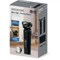 Rechargeable Shaver with Led Screen Direct Drive  IPX5 Sencor SMS 7000BK Black