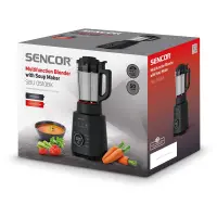 Multipurpose Blender for Hot & Cold 1.2lt Glass Sencor SBU 0510BK Black