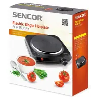 Portable Hob 1500W 18cm Sencor SCP 1504BK-EUE4 Black