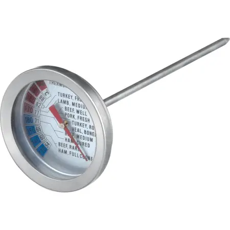 BBQ Grill Thermometer with Stainless Steel Sensor BBQ Lamart LT5022 Silver