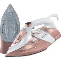 Steam Iron with Drip-Stop Ceramic Plate 3200W Sencor SSI 8300RS White/Pink