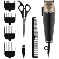 Operation Hair Clipper with 4 Attachments Silent Function Sencor SHP 460CH Black