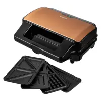 Toaster with 4 Detachable Plates CoolTouch Sencor SSM 9976GD Gold