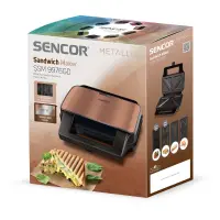 Toaster with 4 Detachable Plates CoolTouch Sencor SSM 9976GD Gold