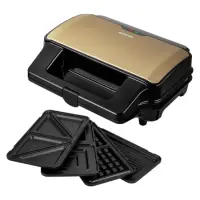 Toaster with 4 Detachable Plates CoolTouch Sencor SSM 9977CH Gold