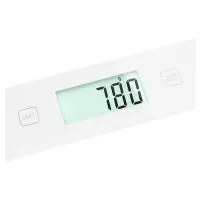 Kitchen Scale 5Kg LCD Screen UltraSlim Glass Sencor SKS 5030WH White