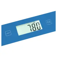 Kitchen Scale 5Kg LCD Screen UltraSlim Glass Sencor SKS 5032BL Blue