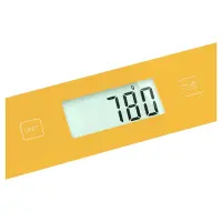 Kitchen Scale 5Kg LCD Screen UltraSlim Glass Sencor SKS 5036YL Yellow