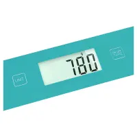 Kitchen Scale 5Kg LCD Screen UltraSlim Glass Sencor SKS 5037TQ Turquoise