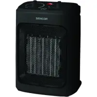 Ceramic Fan Heater Room Floor Sencor SFH 7601BK 2000W Black