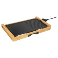 Table Electric Grill Preimium Bamboo 2 in 1 Sencor SBG 206BK