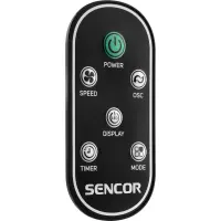 Tower Fan Sencor SFT 4207BK 45W with 3 Speeds and 4 Modes and Wifi Control Black