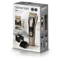 Sencor SHP 5207CH Silent Operation Hair Clipper with 2 Attachments Gold