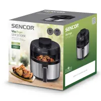 Air Fryer 5 lt with Led Screen Sencor SFR 5010BK Black