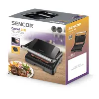 Electric Grill CoolTouch 1000W Sencor SBG 2070SS Black