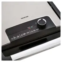 Electric Grill with Temperature Control 2000W Sencor SBG 3710SS Black/Silver