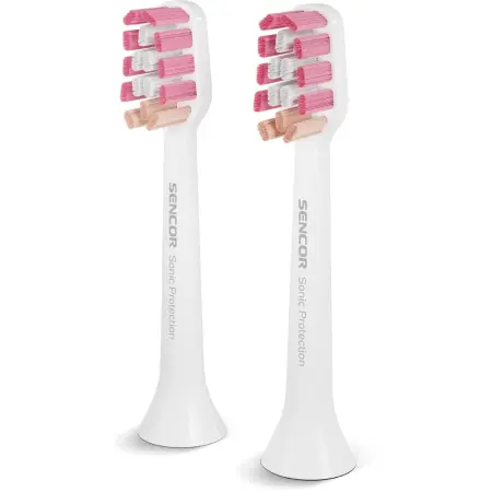 Sencor SOX 016 Toothbrush Heads 3D Shaped for Deep Cleaning and Polishing Compatible with Sencor SOC 1,2,3 Series Toothbrushes
