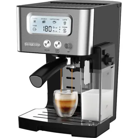 Espresso Machine Semi-automatic 15Bar 1,450W Sencor SES 4090SS Silver