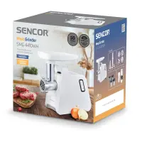 Meat Grinder 1400W Sencor SMG 4410WH White