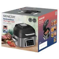 Air Fryer Vita 6 lt with LED Display & Multi-Function Roaster Sencor SBG 8900SS Black/Silver