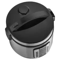 Electric Rice Cooker 2.8lt with Screen and 11 Functions Stainless Steel Sencor SRM 3151BK Silver