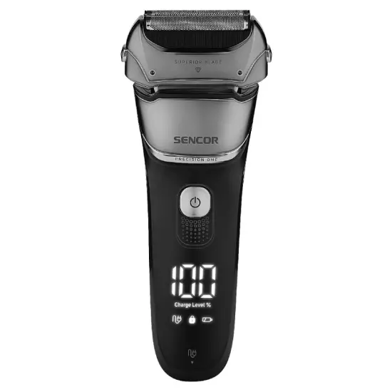 Rechargeable Shaver with 2 Blades Direct Drive IPX6 Sencor SMS 0900BK