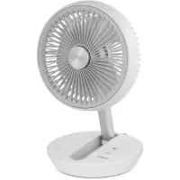 Cordless Desktop Fan Sencor SFE 0773WH 5W 4000mAh with 4 Speeds Up to 15 Hours Operartion White