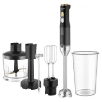 Hand Blender 5 in1 with Stainless Steel Wand 1200W Sencor SHB 6442BK Black