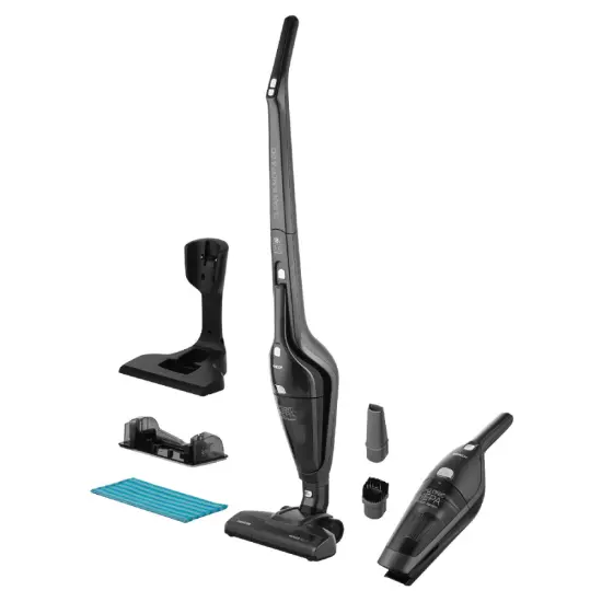 Cordless Stick Vacuum Cleaner 3-in-1 with Mop and Detachable Handheld Unit Sencor SVC 8668AT Black