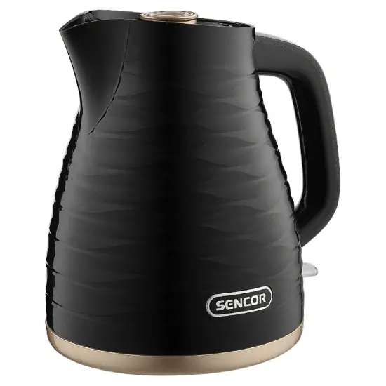 Electric Kettle 1,7lt 3D Pattern Design Sencor SWK 7501BK Black