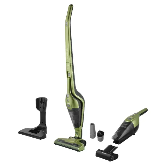 Cordless Stick Vacuum Cleaner 3-in-1 with Detachable Handheld Unit Sencor SVC 0600GG Green