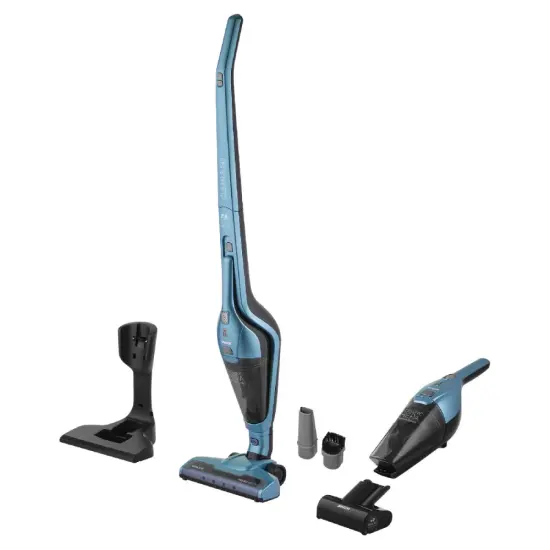 Cordless Stick Vacuum Cleaner 3 in 1 with Detachable Handheld Unit Sencor SVC 0602B Blue