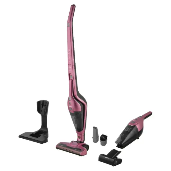 Cordless Stick Vacuum Cleaner 3 in 1 with Detachable Handheld Unit Sencor SVC 0604RD Red