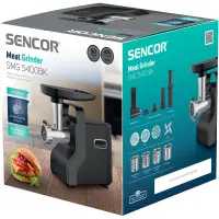 Meat Grinder 2100W Sencor SMG 5400BK Black/Silver