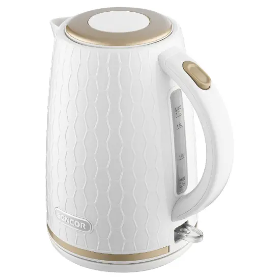 Electric Kettle 1,7lt 3D Pattern Design SWK 7200WH White